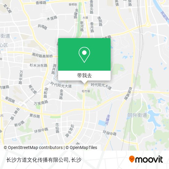 长沙方道文化传播有限公司地图
