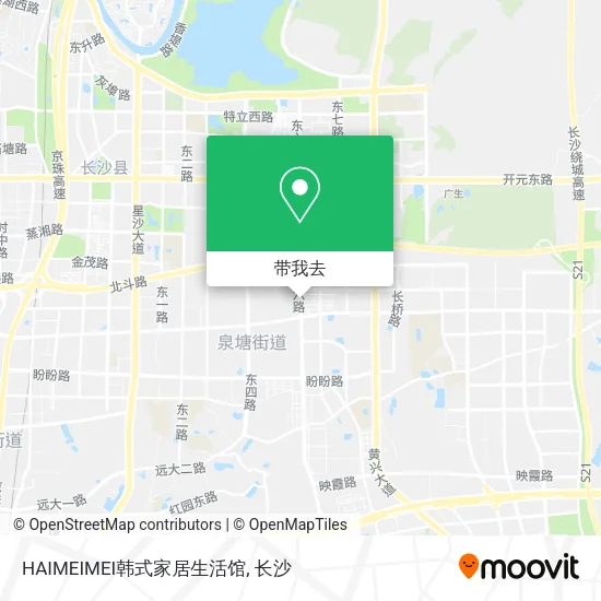 HAIMEIMEI韩式家居生活馆地图