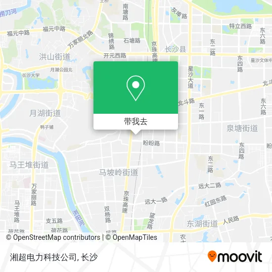 湘超电力科技公司地图