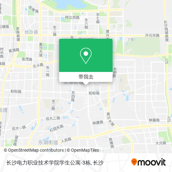 长沙电力职业技术学院学生公寓-3栋地图