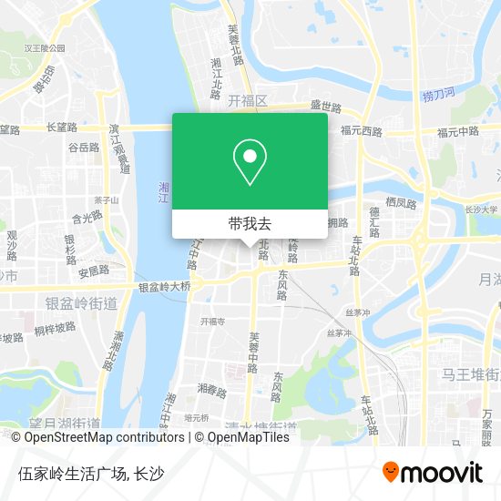 伍家岭生活广场地图