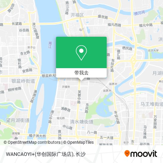 WANCAOYI+(华创国际广场店)地图