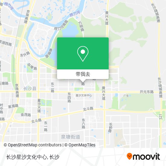 长沙星沙文化中心地图