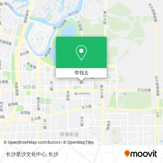 长沙星沙文化中心地图