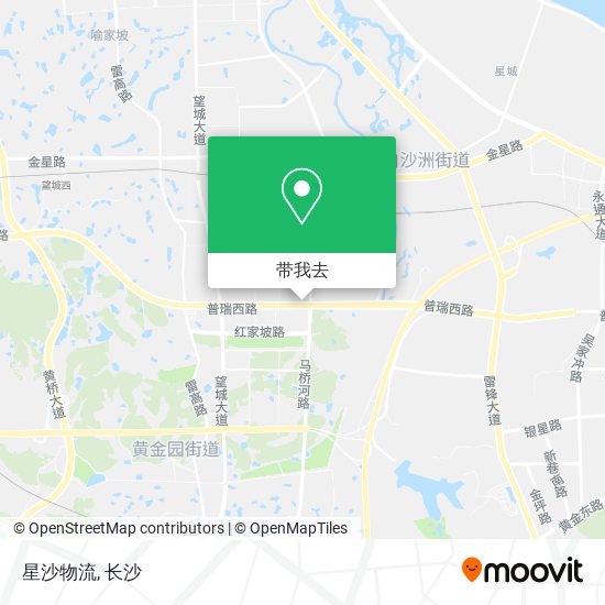 星沙物流地图