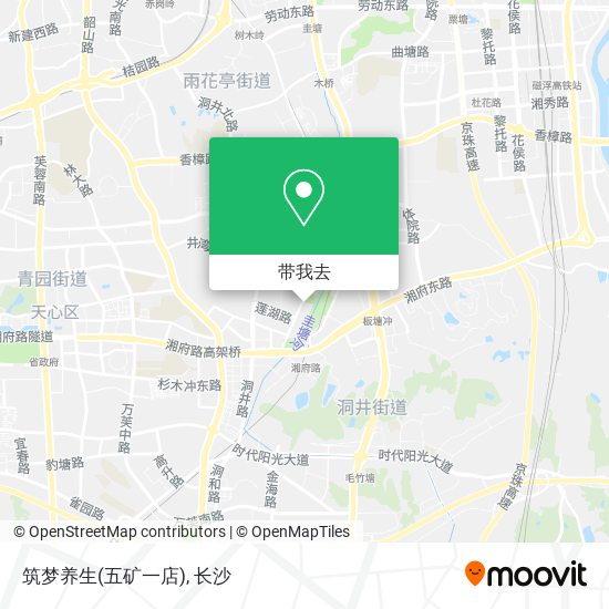 筑梦养生(五矿一店)地图