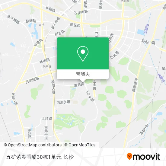 五矿紫湖香醍30栋1单元地图