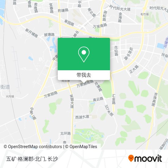 五矿·格澜郡-北门地图