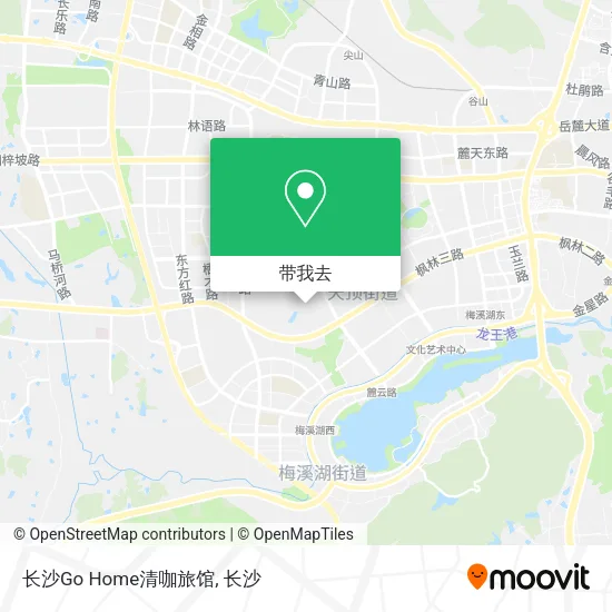 长沙Go Home清咖旅馆地图