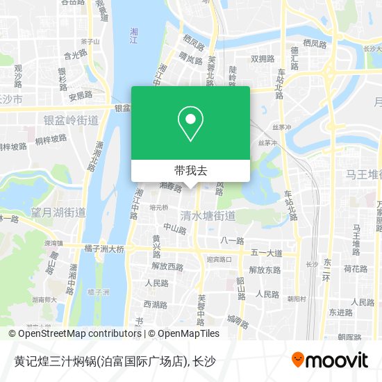 黄记煌三汁焖锅(泊富国际广场店)地图