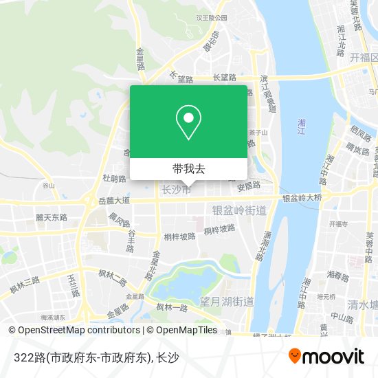 322路(市政府东-市政府东)地图