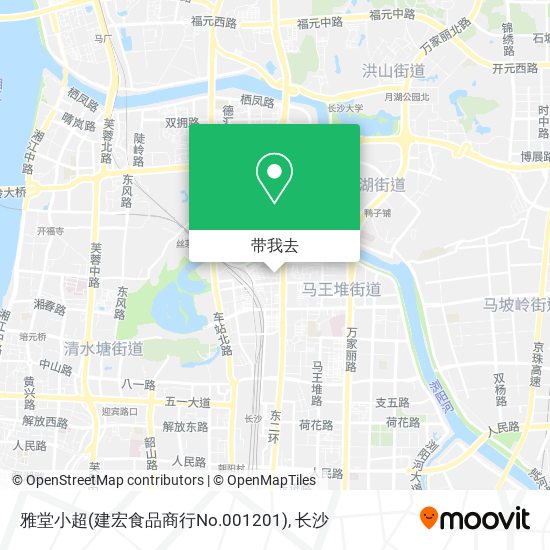 雅堂小超(建宏食品商行No.001201)地图