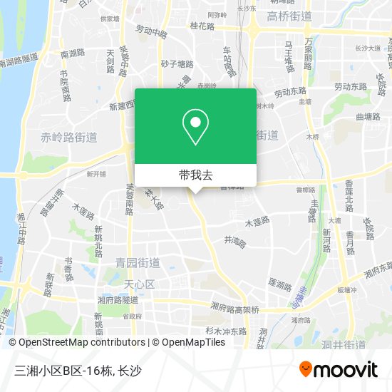 三湘小区B区-16栋地图