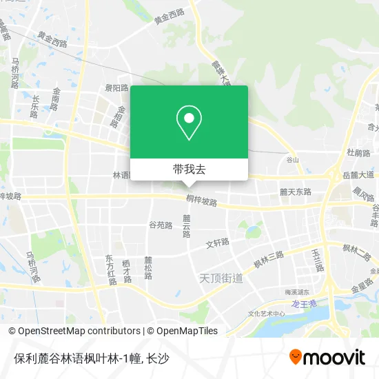 保利麓谷林语枫叶林-1幢地图
