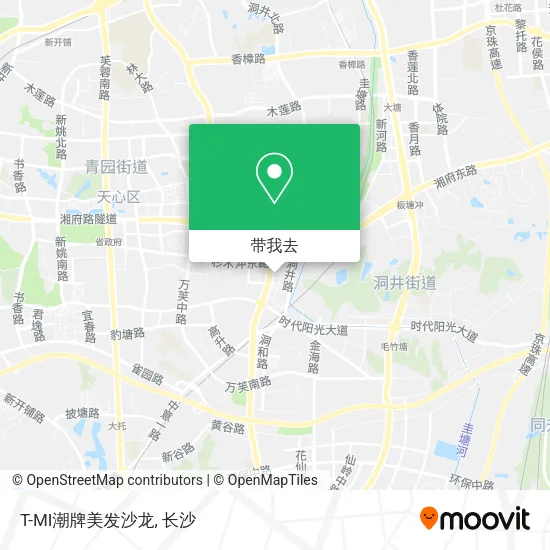 T-MI潮牌美发沙龙地图