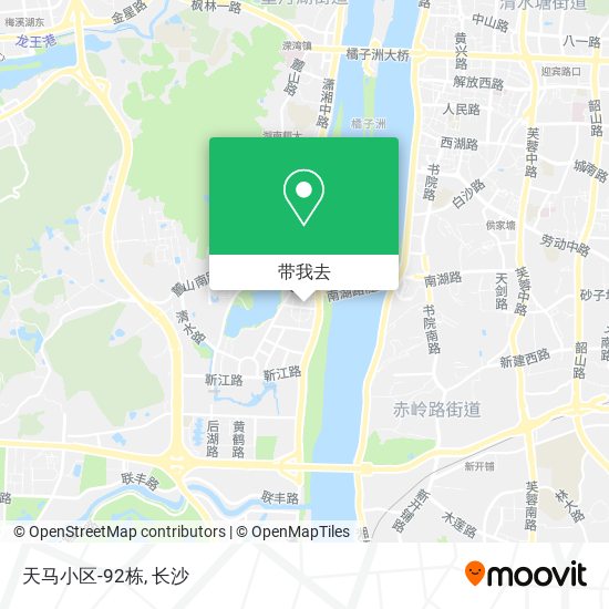 天马小区-92栋地图