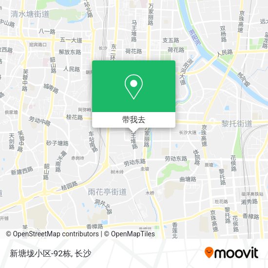 新塘垅小区-92栋地图