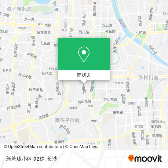 新塘垅小区-92栋地图