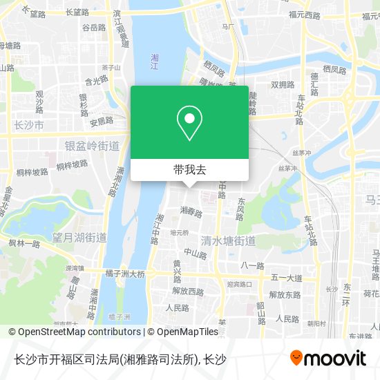 长沙市开福区司法局(湘雅路司法所)地图