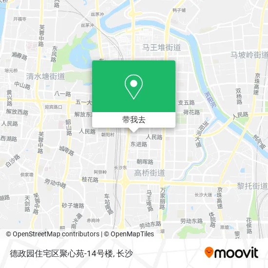 德政园住宅区聚心苑-14号楼地图