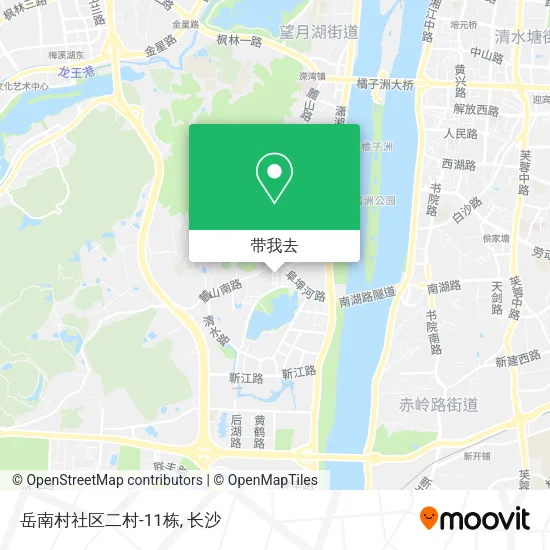岳南村社区二村-11栋地图