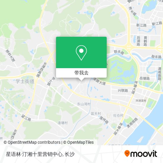 星语林·汀湘十里营销中心地图