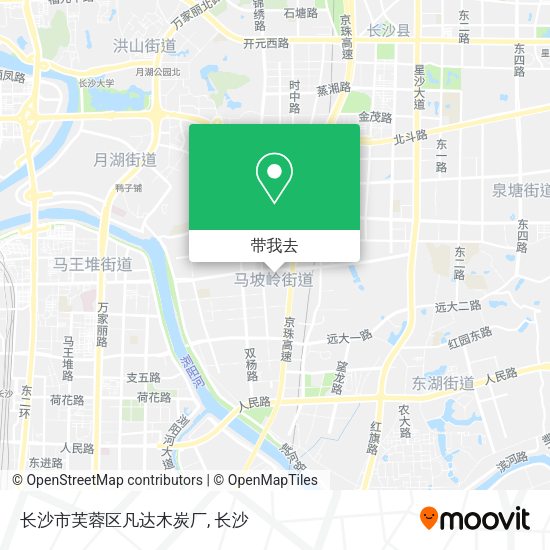 长沙市芙蓉区凡达木炭厂地图