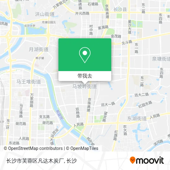 长沙市芙蓉区凡达木炭厂地图