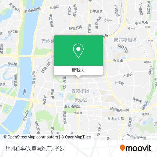 神州租车(芙蓉南路店)地图