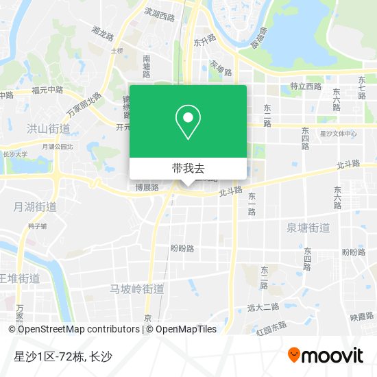 星沙1区-72栋地图