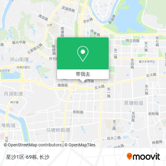 星沙1区-69栋地图