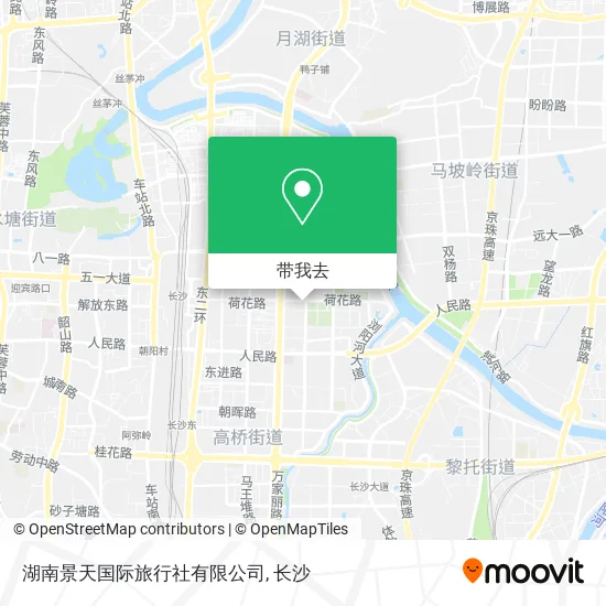 湖南景天国际旅行社有限公司地图