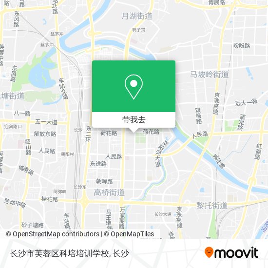 长沙市芙蓉区科培培训学校地图
