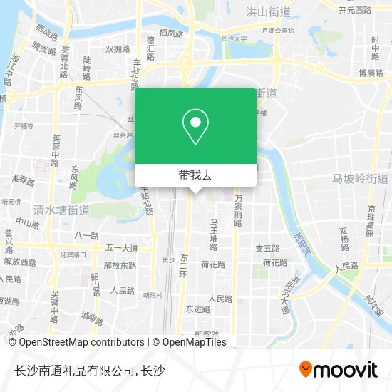 长沙南通礼品有限公司地图