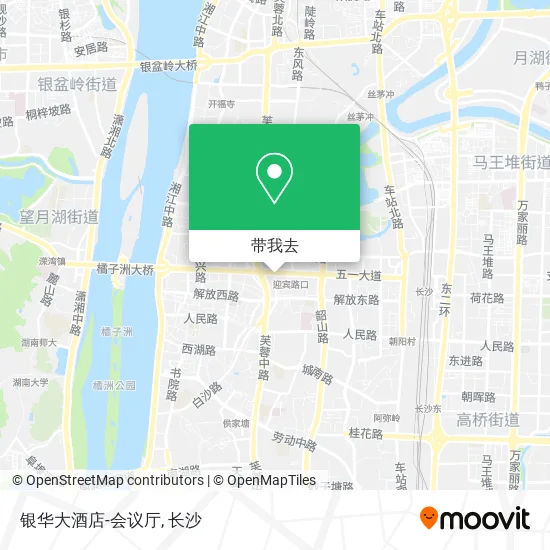 银华大酒店-会议厅地图