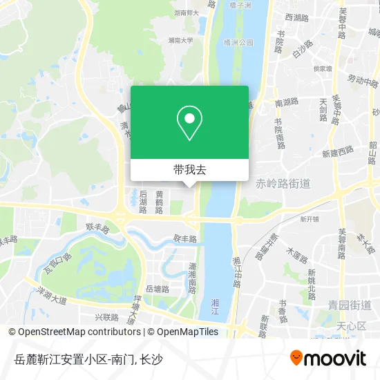 岳麓靳江安置小区-南门地图