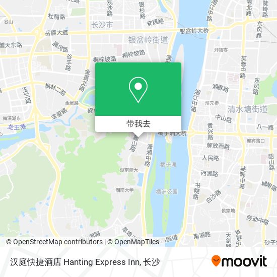 汉庭快捷酒店 Hanting Express Inn地图