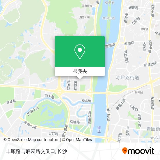 丰顺路与麻园路交叉口地图