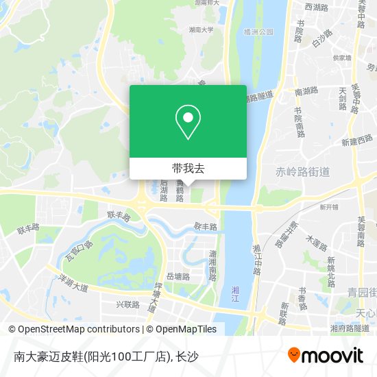 南大豪迈皮鞋(阳光100工厂店)地图