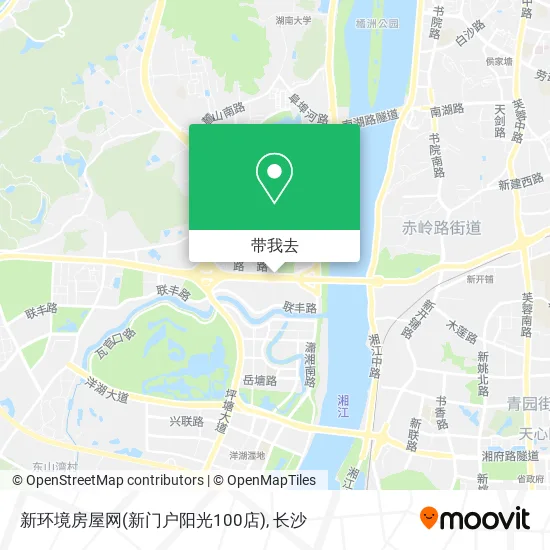 新环境房屋网(新门户阳光100店)地图