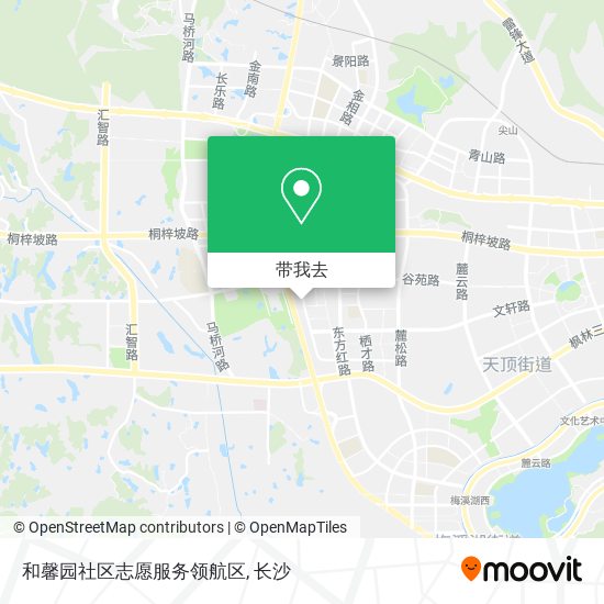 和馨园社区志愿服务领航区地图