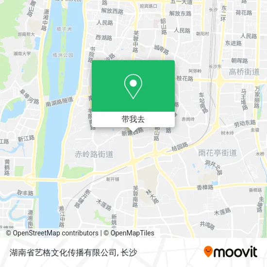 湖南省艺格文化传播有限公司地图