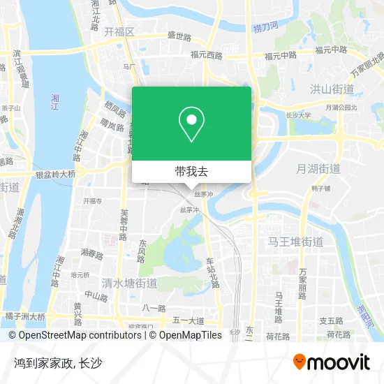 鸿到家家政地图