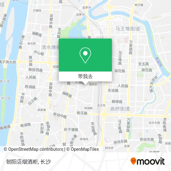 朝阳店烟酒柜地图