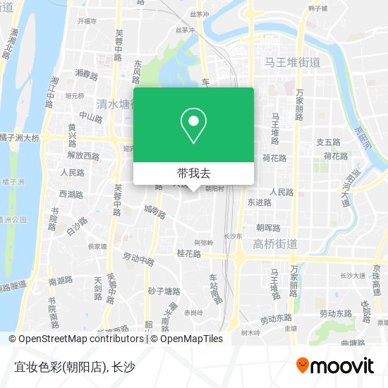 宜妆色彩(朝阳店)地图