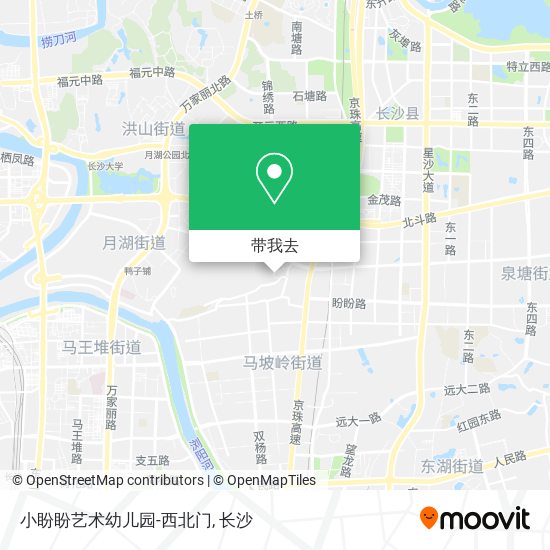 小盼盼艺术幼儿园-西北门地图