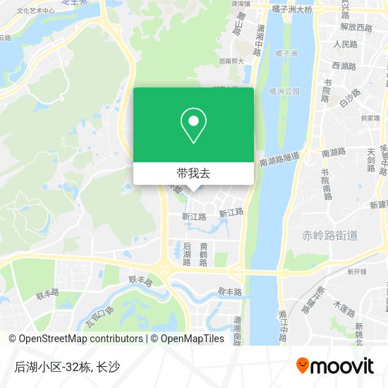 后湖小区-32栋地图