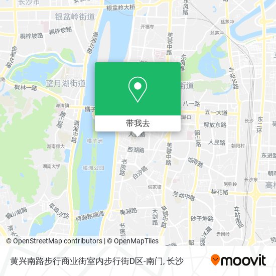 黄兴南路步行商业街室内步行街D区-南门地图