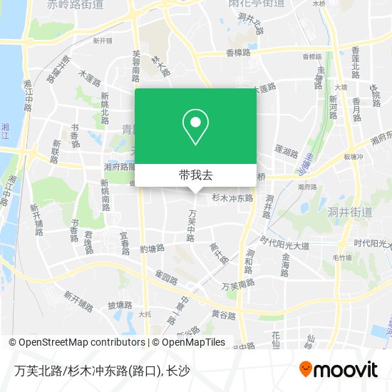 万芙北路/杉木冲东路(路口)地图