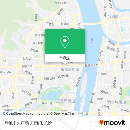 绿地中央广场-东南门地图